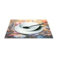 thumbnail image 3 of Ryvnso Placemats Set of 4 Wild Flower Butterfly Dining Mats Heat-Resistant Non-Slip Washable Table Mat, 3 of 8