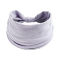 thumbnail image 2 of pxiakgy headbands for women elastic hair elastic headband running wicking yoga nonslip headband sports headband headband exercise ladies knotted wide hijab headband heardband v + one size, 2 of 3
