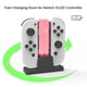 thumbnail image 5 of 1 Base de carga 2 en Game Controller Fast para NS Soporte de cargador OLED Negro, 5 of 7