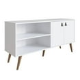 thumbnail image 6 of Manhattan Comfort Amber 53.7" TV Stand with Faux Leather Handles in White, 6 of 10