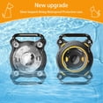 thumbnail image 6 of YUNOVA IP68 Waterproof AirTag Dog Collar Holder, 4-Screw Lock Removable Metal Clip Case, Compatible with Apple AirTag, Fits 1.2" Collars for Medium Large Dogs, 6 of 8