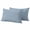 Blue, variant on 2 Pack Outdoor Waterproof Throw Pillow Covers,Classic Solid Dark Red Decorative Square Pillow Case Patio Pillowcases for Chair Couch Sofa 18x18in