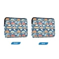 thumbnail image 7 of FORMRS 13"-13.3" Laptop Sleeve Protective Case Soft Carrying Quilted Computer Bag Cover, Blue Cute Train Pattern, 7 of 7