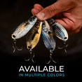 thumbnail image 4 of 6th Sense – Fling Spoon – Metal Jigging Spoon – Bass Fishing – Tinsel Flash and Flutter Fall – Built-in Swivel Treble Hook, 4 of 6