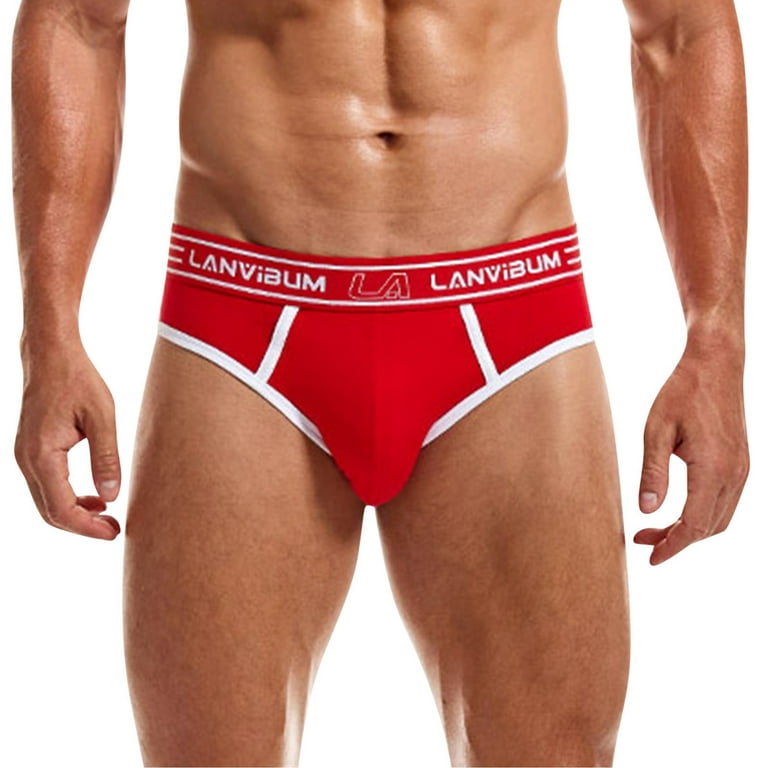 Sexy Male Panties Breathable Boxers Cotton Mesh Men Underwear U