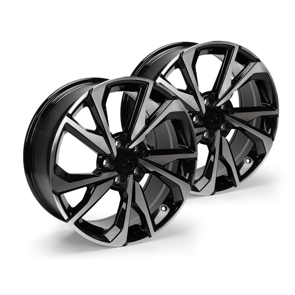 2-Pack 18"x8" Replacement Alloy Wheel Rim for Honda Civic 2017 2018 2019 2020 2021, 42700TGGA71