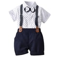 thumbnail image 7 of Toddler Baby Boy Clothes For 2t 3t Boys Cute Summer Short Sleeve T Shirt Tops Shorts Clothes Sets Baby Boy Outfits 4t 5t 6t 7t Children,Crewneck 18-24 Months, 7 of 7