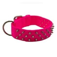 thumbnail image 2 of Omni Pet 205NFK-NPK23 23 in. Bravo Nylon Spiked Dog Collar - Neon Pink, 2 of 2