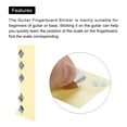 thumbnail image 4 of Uxcell Fretboard Markers Inlay Stickers Decals for Guitars Star Diamond Shape Electric Guitar Sticker Dark Color, 4 of 5