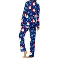 thumbnail image 6 of Xihbxyly Christmas Pajamas for Women, Women's Christmas Printed Pajama Set for Daily Home Wear Two-Piece Pajama Set with Pocket, 6 of 6