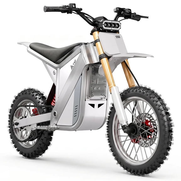 TST Electric Dirt Bike for Adults, 2600W Motor, 45MPH, 48V/22.5Ah Battery, Off-Road, Dual Hydraulic Disc Brakes, 14"12"Tire, SGS Certified