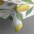 thumbnail image 5 of Square Waterproof Tablecloth Lemon Reusable Indoor/Outdoor Durable Table Cover 70 Inch X70 Inch, 5 of 6