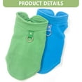 thumbnail image 6 of 2 Pieces Fleece Dog Sweater Vest Winter Warm Dog Sweaters for Small Dogs Male Female Fall Pullover Doggie Clothes with D-Ring Soft Puppy Cold Weather Coat Clothing, 6 of 7