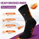thumbnail image 3 of Calcetines térmicos AMENLAN para mujer, 3 pares, para esquí de invierno, color negro, 3 of 6