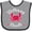 Heather and Black, variant on Inktastic Bethany Beach Delaware Boys or Girls Baby Bib