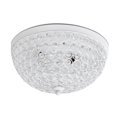 thumbnail image 1 of Elegant Designs 2 Light Elipse Crystal Flush Mount Ceiling Light, 1 of 5