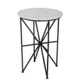 thumbnail image 1 of Moe's Quadrant Marble Top Accent Table in Black, 1 of 3