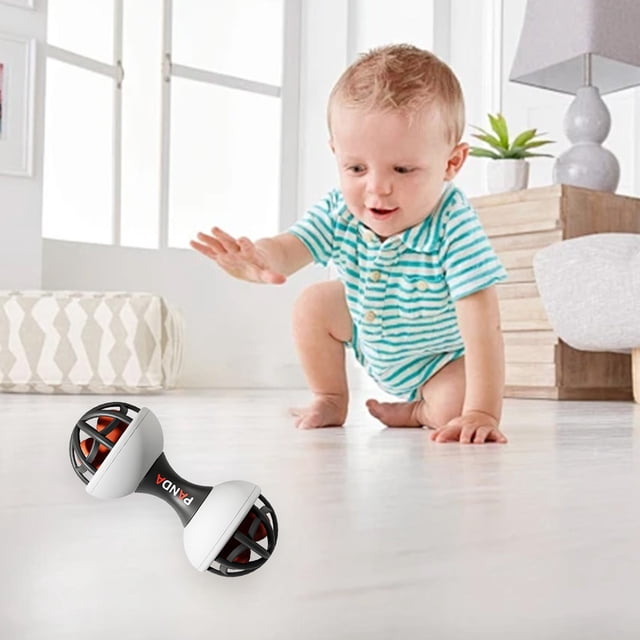 Agiferg Educational Toys Montessori Learning Toys, Multifunctional Infant Sensory Rattle Toy for Early Development Suitable for Babies 0-3 Months with Safe Material and Easy Grip