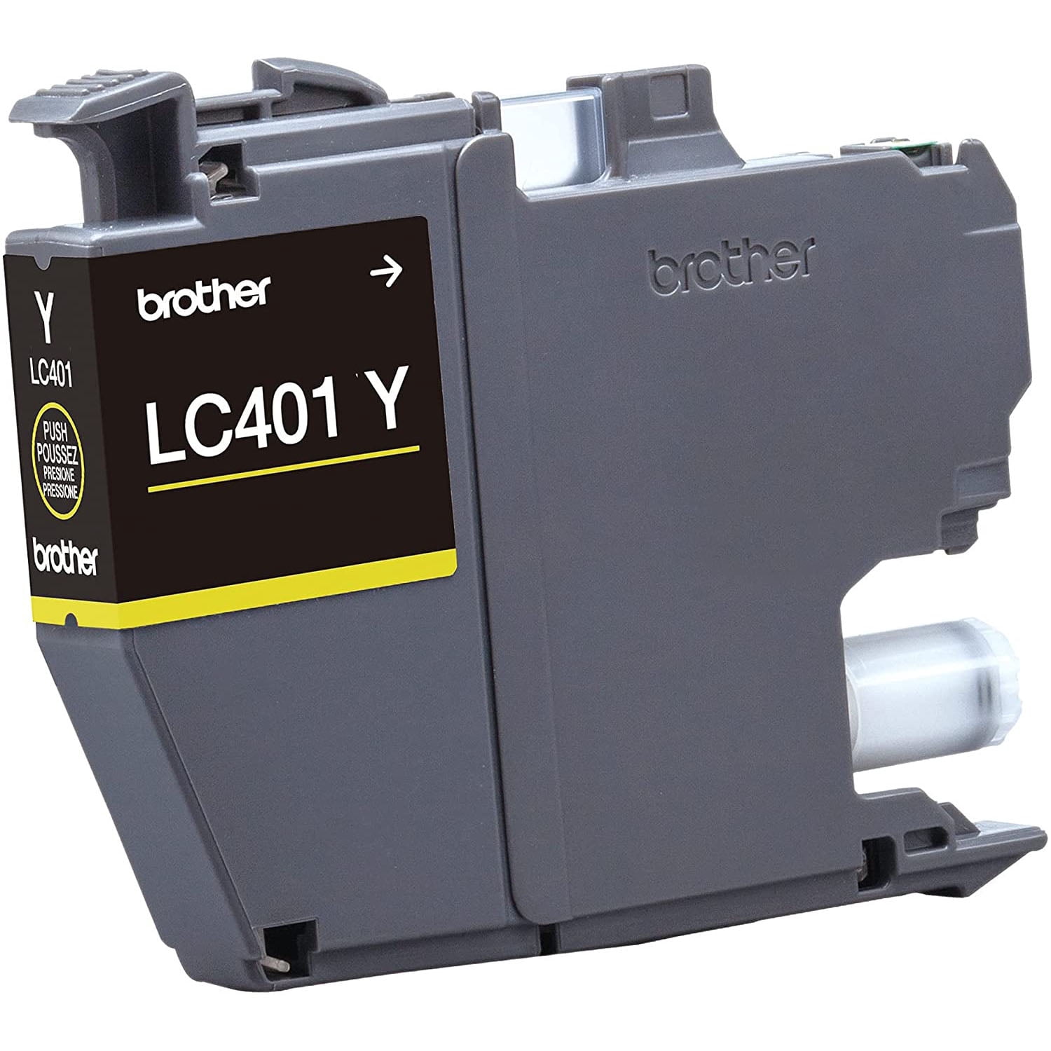 (2 pack) Brother Genuine LC401YS Standard Yield Printer Ink Cartridge, Yellow