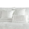 thumbnail image 2 of Jay 7 Piece Queen Comforter Set, White Polyester Velvet Deluxe Texture- Saltoro Sherpi, 2 of 5