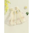 thumbnail image 2 of Bagilaanoe Toddler Baby Girl Summer Dress Flower Sleeveless A-line Princess Dresses 6M 9M 12M 18M 24M 3T Kids Casual Swing Sundress, 2 of 6