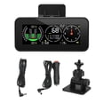 thumbnail image 2 of tssuouriy Car SUV Off-Road Smart Slope Meter Speedometer Over-Speed Alarm Compass Inclinometer, 2 of 6