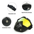 thumbnail image 5 of Motorcycle Dirt Bike ATV Goggles Mask Detachable Protect Padding Sunglasses Road Riding UV Motorbike Glasses, 5 of 5