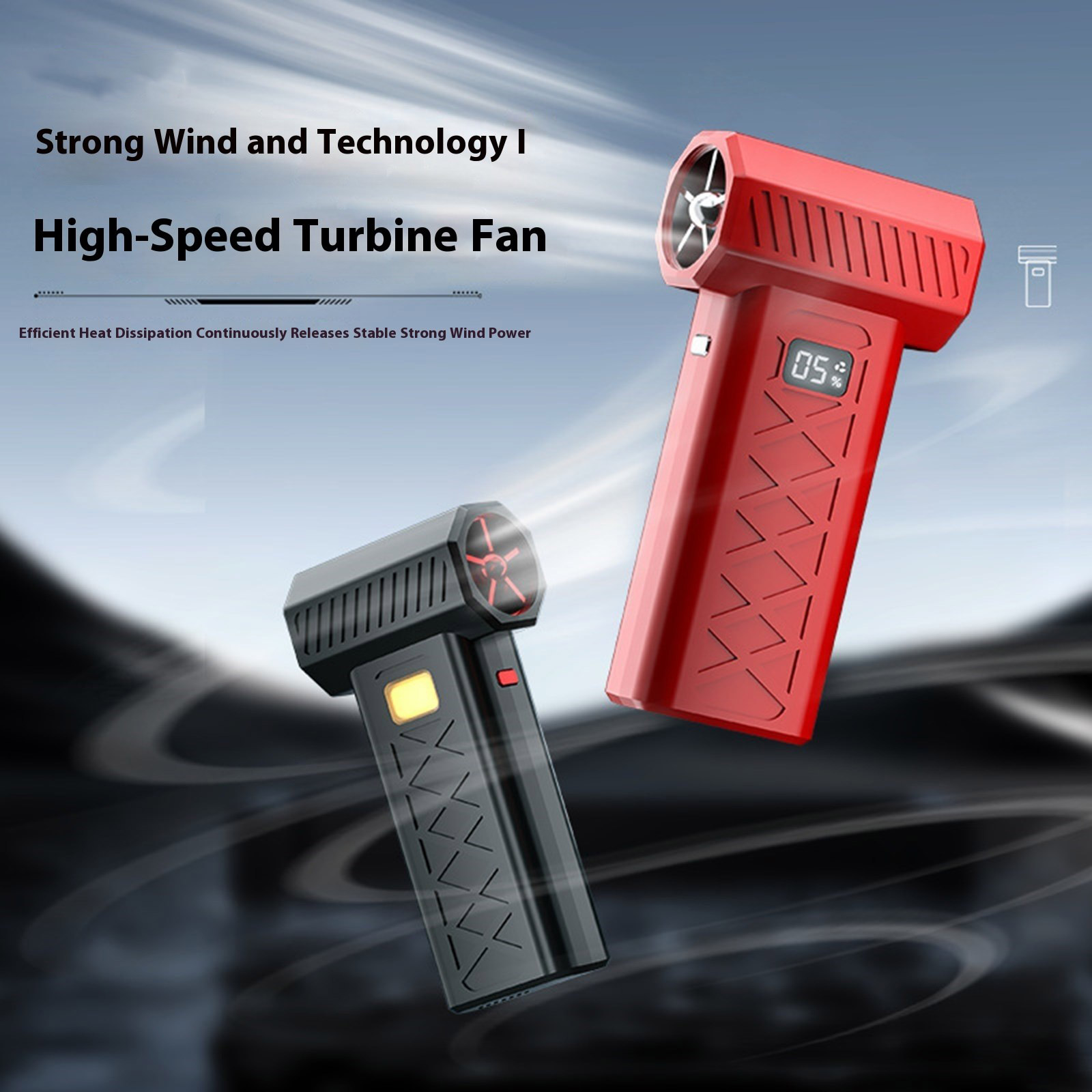 Rechargeable Electric Air Dusters Pet Drying High Speed Blower for Computer Electronics and Automotive Detailing