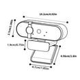 thumbnail image 5 of YongCo W66 Webcam with USB Port and Auto Focused 1080P/2K/4K Optional for Remote Work and Live Streaming Enthusiasts, 5 of 15