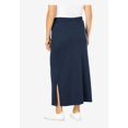 thumbnail image 3 of Woman Within Women's Plus Size Petite Sport Knit Side-Slit Skirt, 3 of 6