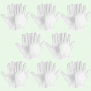 White Cotton Moisturizing Gloves - Overnight Eczema Treatment