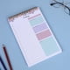 thumbnail image 1 of pstuiky Cuaderno de planificación semanal B5 con espiral y tapa abatible, agenda a color, portátil., 1 of 3