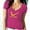 Pink, variant on Just Do Yoga Printed V-Neck Tee Funny Cute Yoga Black Shirt Small