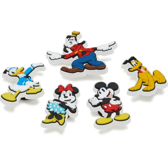 Crocs Jibbitz 5-Pack Disney Shoe Charms | Jibbitz for Crocs, Mickey Friends, Small