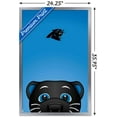 thumbnail image 3 of NFL Carolina Panthers - S. Preston Mascot Sir Purr 20 Wall Poster, 22.375" x 34", Framed, 3 of 3