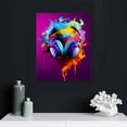 thumbnail image 4 of Nawypu  Headphone Wall Art Game Room Video Game Pictures Gaming Posters Game Gamepad Print Colorful Artwork Boy Decor for Dorm, 4 of 4