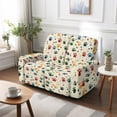 thumbnail image 7 of TSOVTHRID Colorful Dog Paw Print Loveseat Couch Covers 6-Piece Loveseat Recliner Covers with Elastic Bottom Stretch Polyester Furniture Protector for Love Seat Sofa, 7 of 7