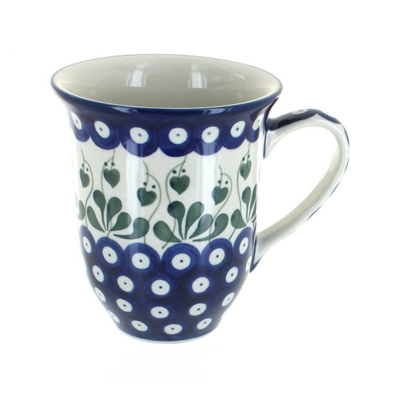 Blue Rose Polish Pottery Alyce Large Coffee Mug