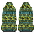 thumbnail image 2 of Fotbe Teal Vintage Corn Pattern Pattern Automotive Seat Covers for Cars Trucks and SUVs – Car Seat Covers for Front Seats,Protective Seat Covers,Vehicle Seat Covers, Set of 2, 2 of 9