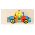 thumbnail image 1 of Wooden Early Learning 3D Puzzle Blocks Animal And Transportation Recognition Building Set For, 1 of 8