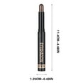 thumbnail image 3 of Wrinkle-Proof Matte Eyeshadow Stick with Built-in Mixing Brush, 8 Strong Colors, Long-Lasting Creamy Formula for Day and Night Use, Waterproof & Crease-Proof, Perfect for All Skin Types, 3 of 5
