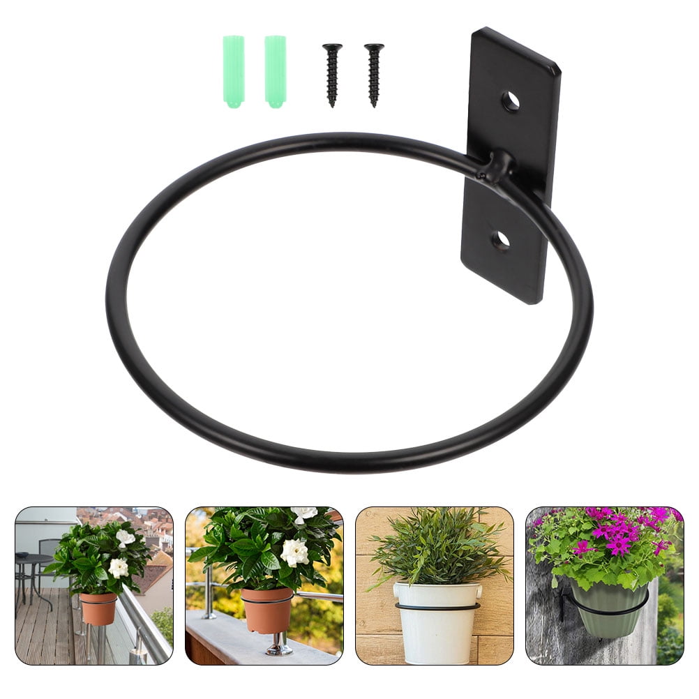 4 Pieces Flower Pot Stand Wall Planter Hanging Rack