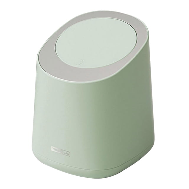 Mini Countertop Garbage Can ABS Plastic Large Capacity Press Type Lid Stylish and Versatile