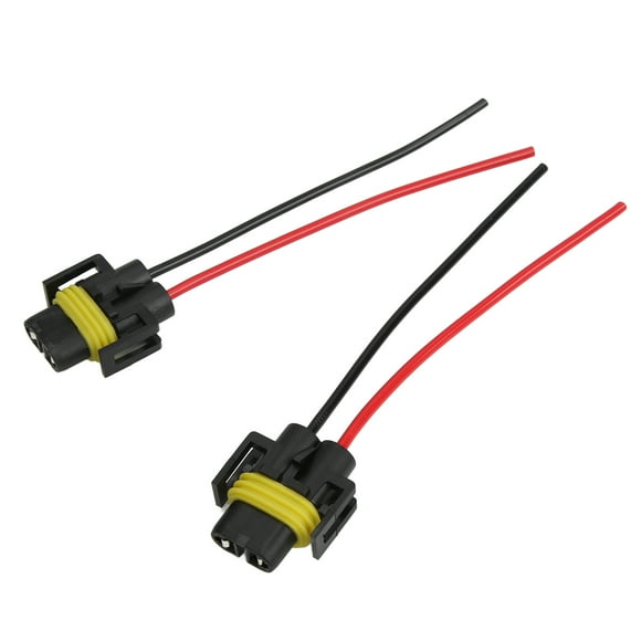 Conector de faro, 2 piezas Conector de luz antiniebla Tomas de luces antiniebla Cable Arnés de cableado de faros Funcionamiento suave