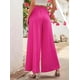 thumbnail image 5 of Pantalones de Mujer con Cintura Elástica, Estilo Informal, Holgados, de Pierna y Bolsillos. Rosa Roja XXL, 5 of 7