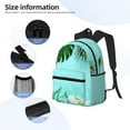 thumbnail image 3 of Disketp Tropical Pineapple Mochila Ligera Clásica con Múltiples Bolsillos, Mochila Casual para Hombre y Mujer, Ideal para Escuela, Trabajo y Viajes, 3 of 6