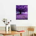 thumbnail image 2 of Chilfamy Purple Wisteria Tree Landscape Poster Printing Decorative Painting Canvas Wall Art Living Room Bedroom Decoration Mural (16x20 Inch), 2 of 3