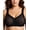 Black, variant on Women Lace Minimizer Bras Full Coverage Plus Size Bras Sheer No Underwire Wireless Gray Bra Clothes Size 36DDD