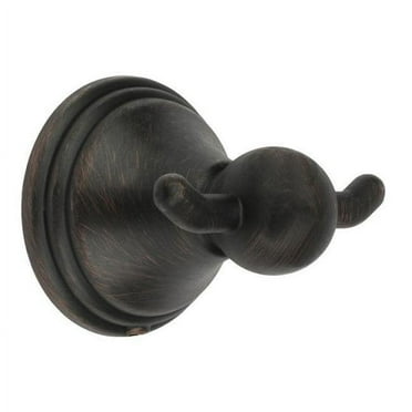 EZ-FLO Oil Rubbed Bronze Robe Hook - Bathroom Towel & Robe Hanger With Concealed Screws