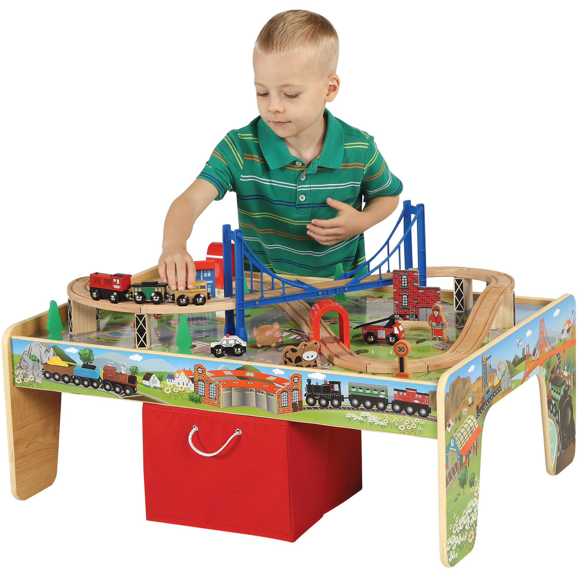 Maxim Train Activity Table (50 Pieces) Toy Trains - image 2 of 3